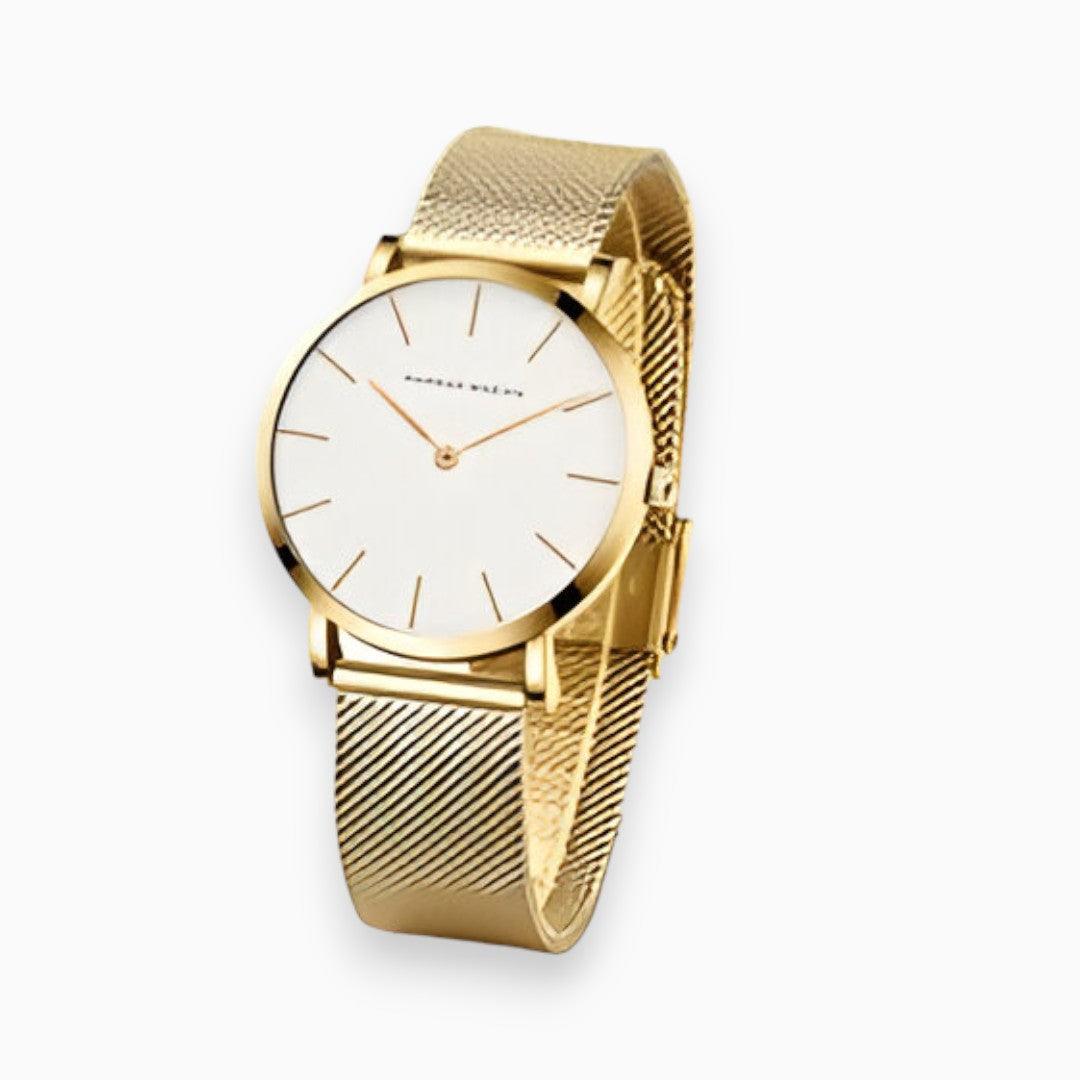 Horloge dames | Elegant horloge titanium look