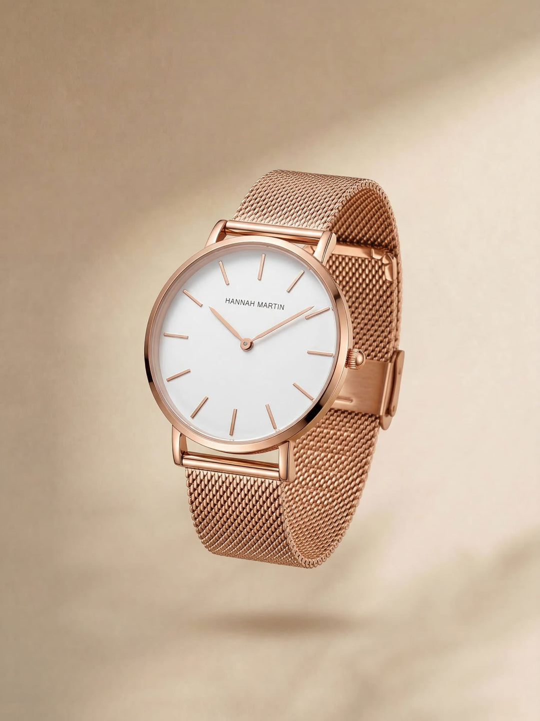 Horloge dames | Elegant horloge titanium look