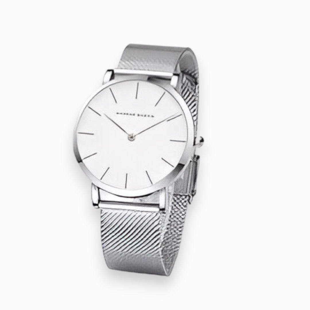 Horloge dames | Elegant horloge titanium look