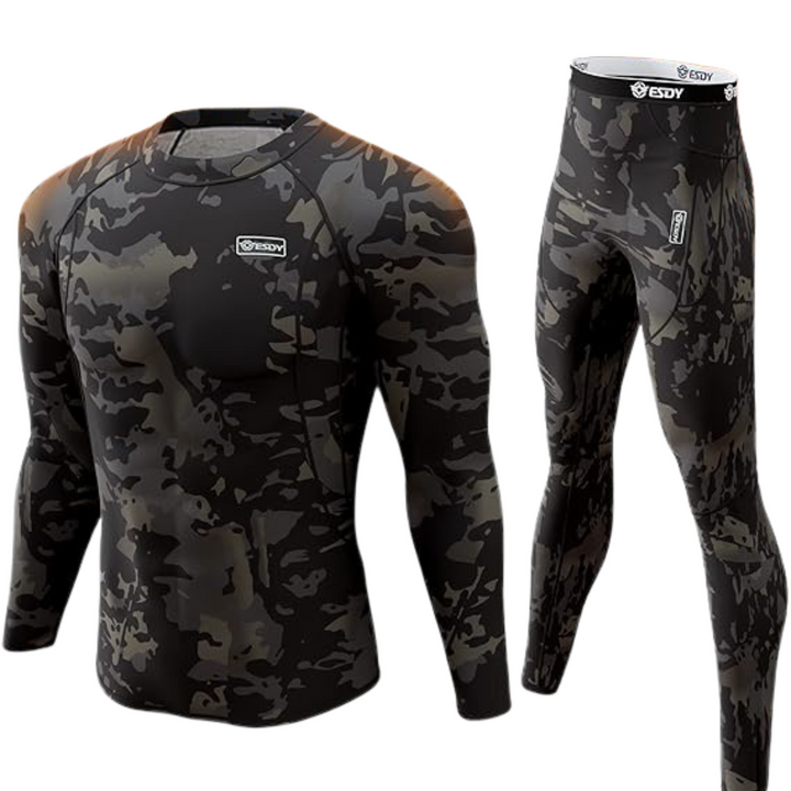 Thermisch ondergoed voor heren – warme set voor winter en sport