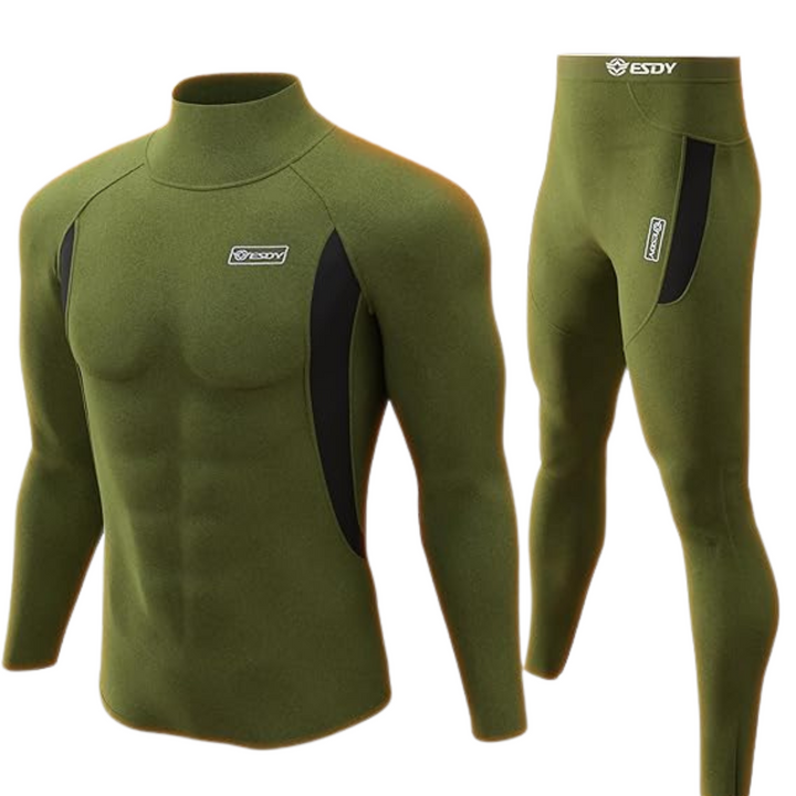 Thermisch ondergoed voor heren – warme set voor winter en sport