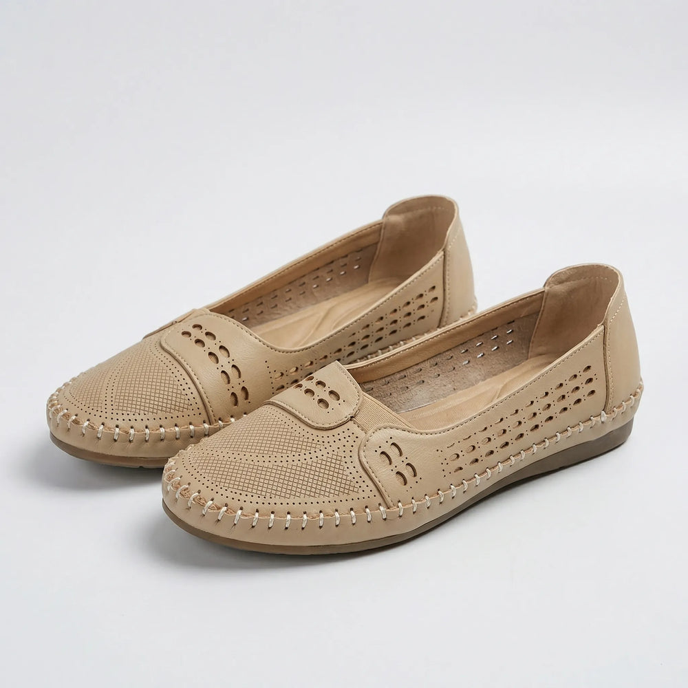 Instappers dames | Comfort schoenen met perforatie