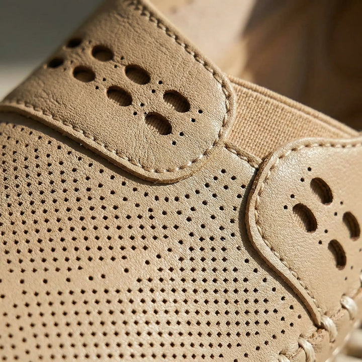 Instappers dames | Comfort schoenen met perforatie