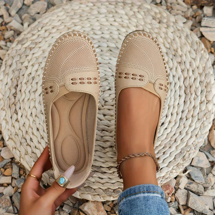 Instappers dames | Comfort schoenen met perforatie