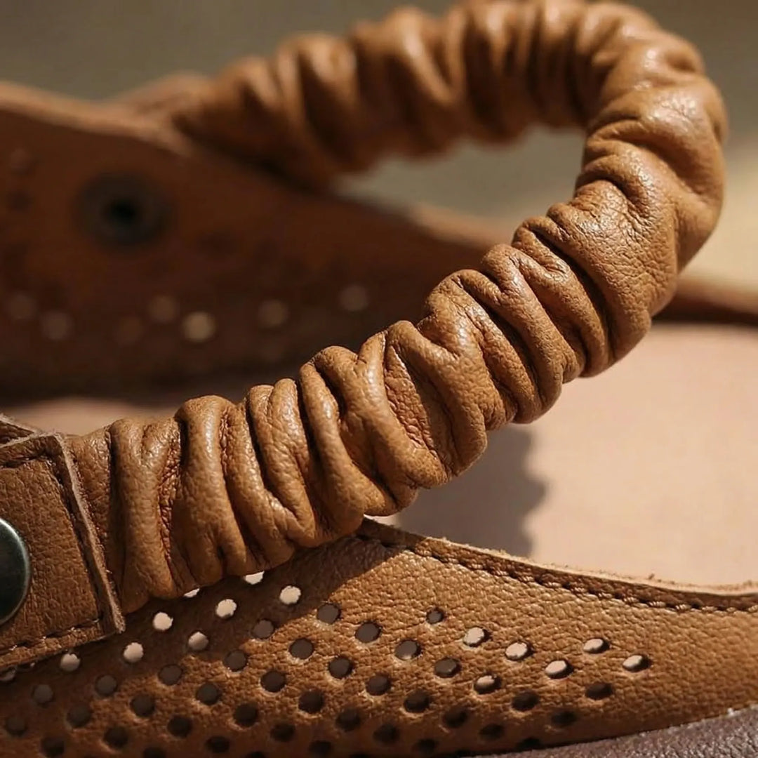 Instappers dames | Comfortabele clogs met perforatie en band
