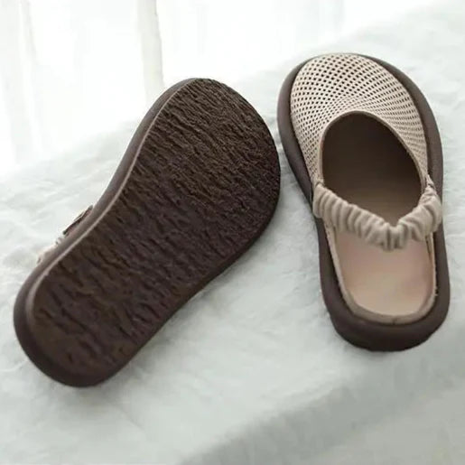 Instappers dames | Comfortabele clogs met perforatie en band