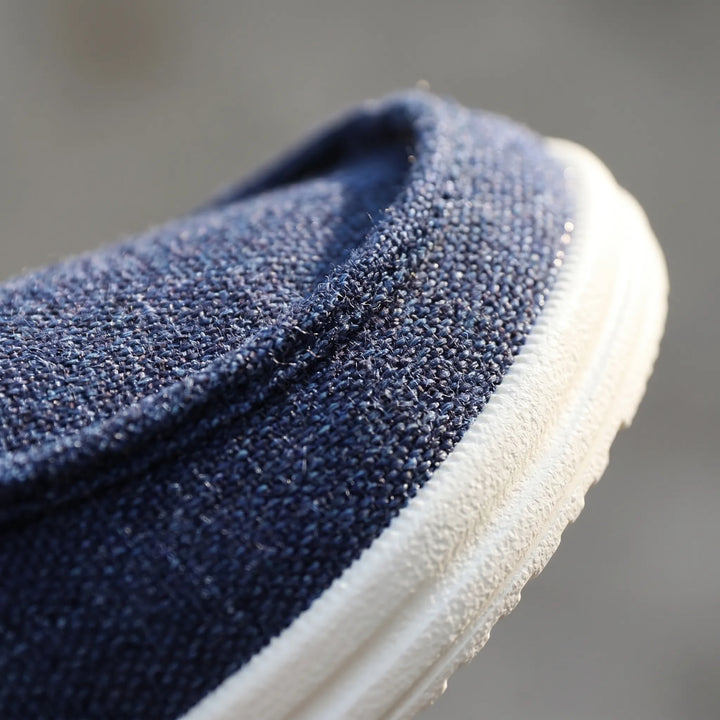 Instappers heren | Canvas slip on schoenen lichtgewicht
