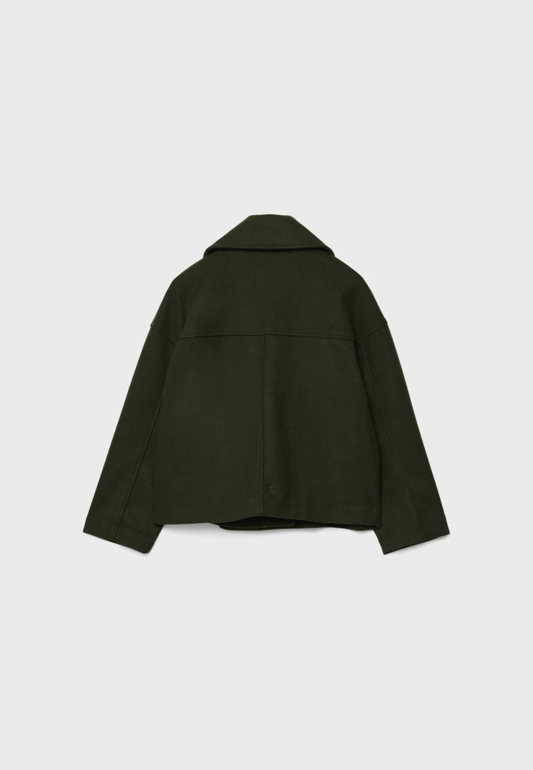 Jas dames | Korte double breasted mantel met knopen
