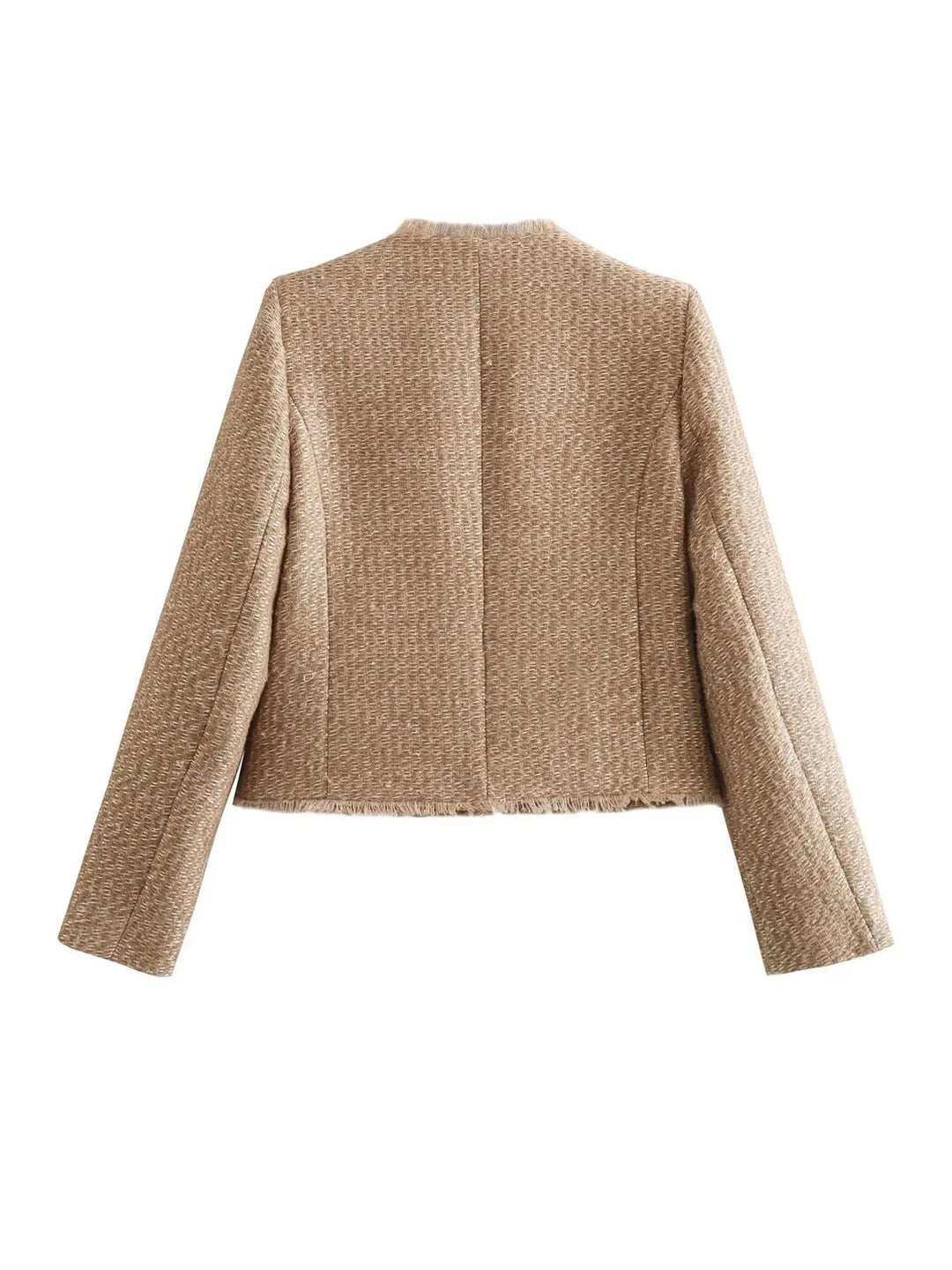 Jas dames | Tweed jas korte fit elegant