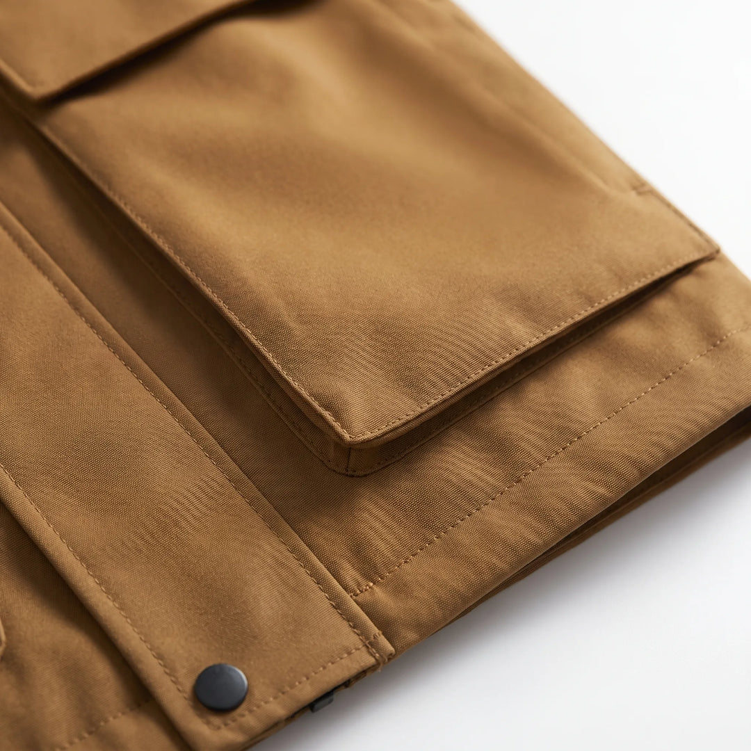 Jas heren | Outdoor zomerjas met capuchon en zakken
