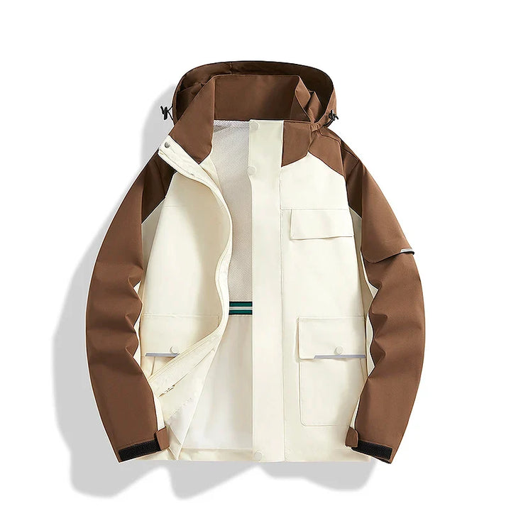 Jas heren | Outdoor zomerjas met capuchon en zakken