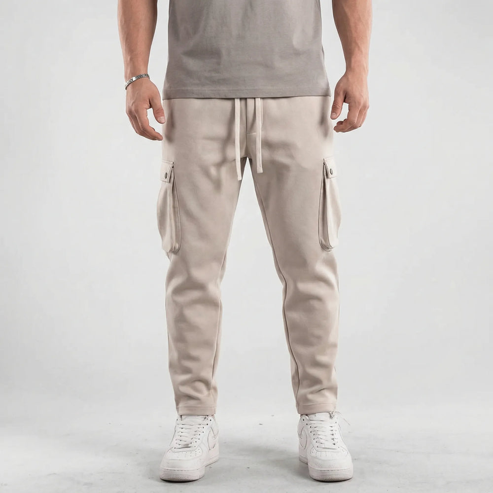 Joggingbroek heren | Cargo jogger met stretch en zakken