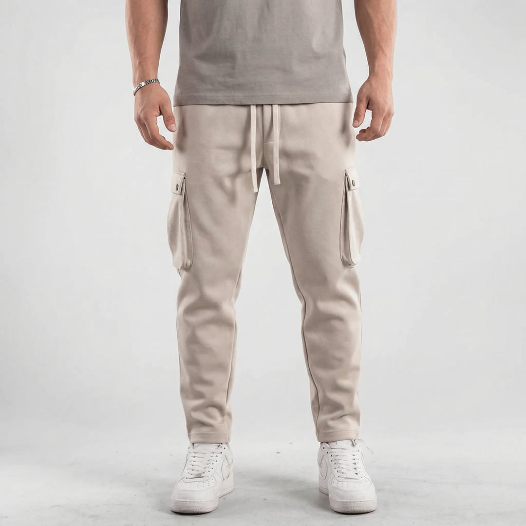 Joggingbroek heren | Cargo jogger met stretch en zakken