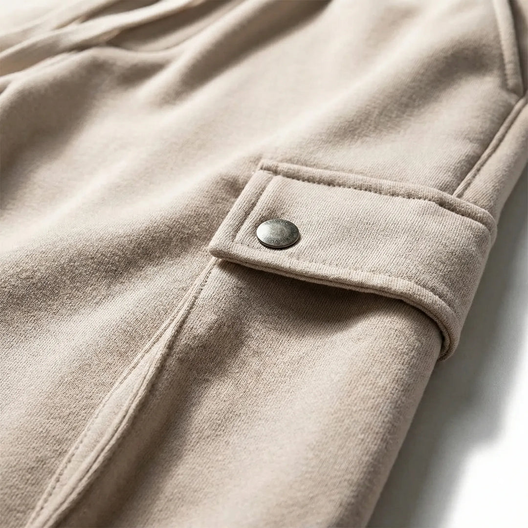 Joggingbroek heren | Cargo jogger met stretch en zakken