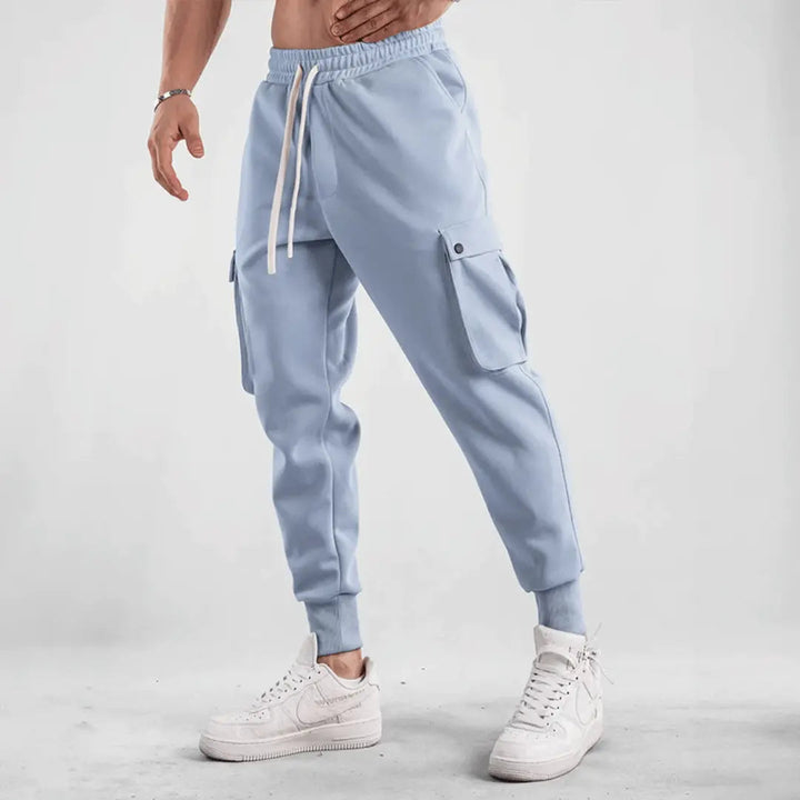 Joggingbroek heren | Cargo jogger met stretch en zakken