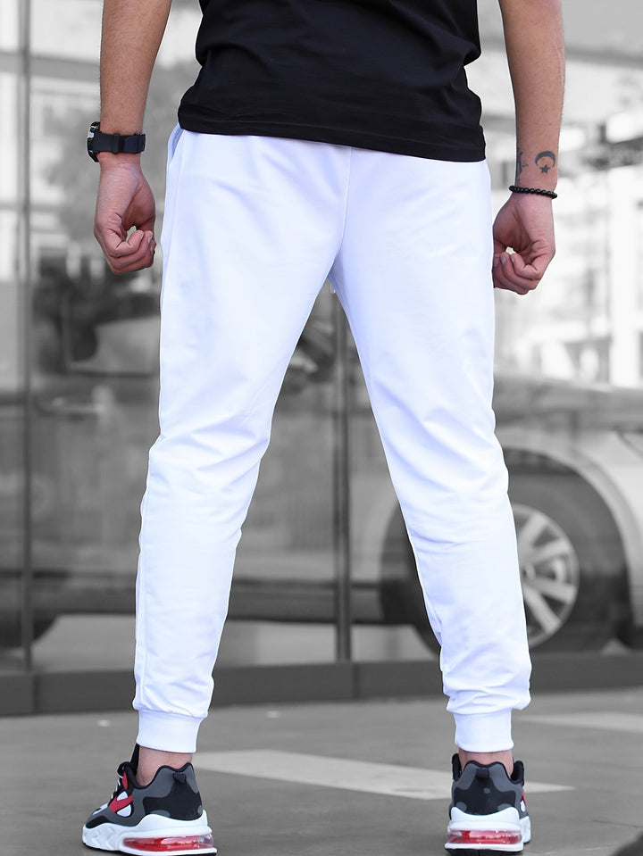 Joggingbroek heren | Slim fit joggingbroek met zakken