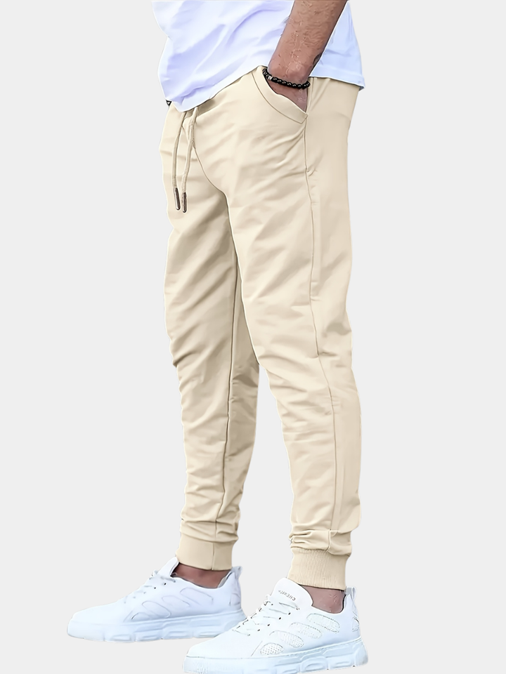 Joggingbroek heren | Slim fit joggingbroek met zakken