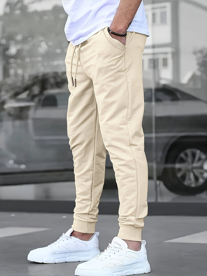 Joggingbroek heren | Slim fit joggingbroek met zakken