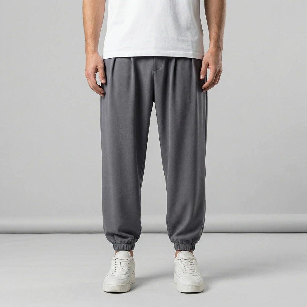 Joggingbroek heren | Tapered jogger met elastische boorden