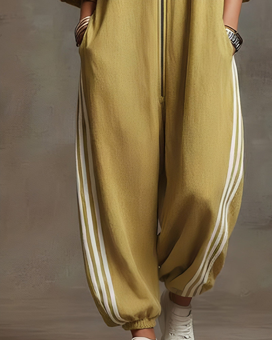 Jumpsuit dames | Oversized jumpsuit met rits en capuchon