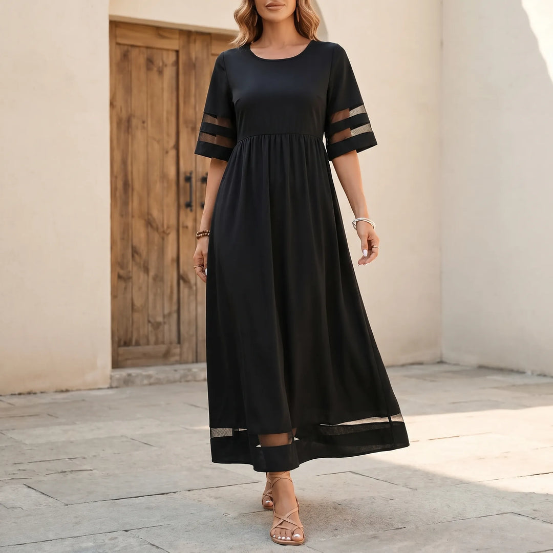 Jurk dames | Elegante jurk met flatterende taille