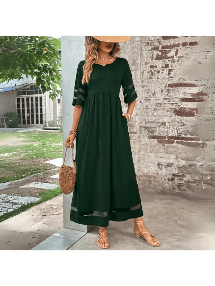 Jurk dames | Elegante jurk met flatterende taille