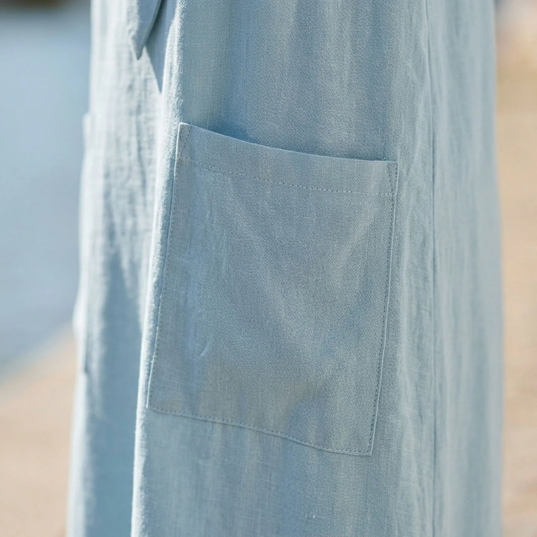Jurk dames | Losvallende maxi jurk met strikdetail