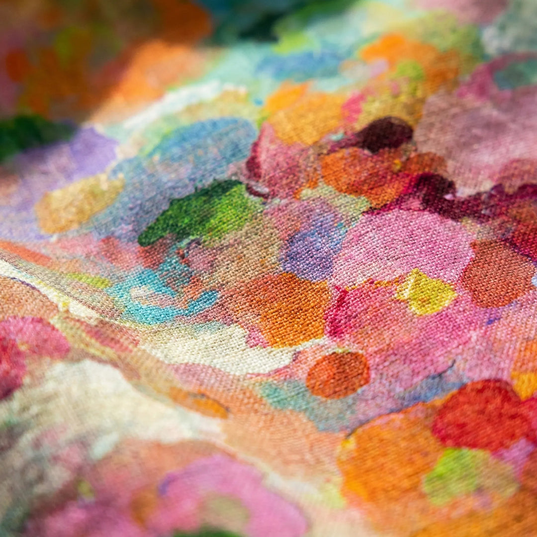 Jurk dames | Midi jurk met abstracte print