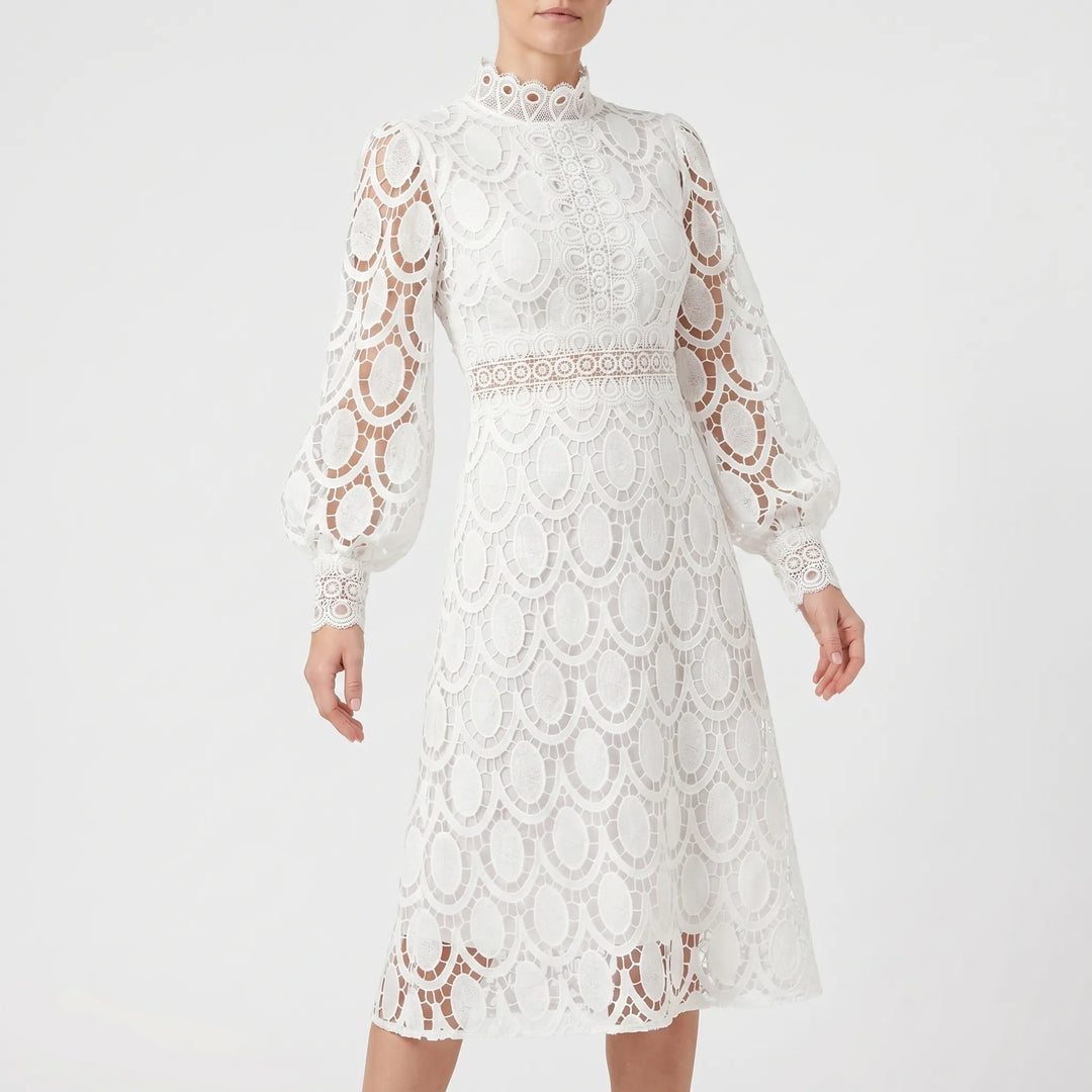 Kanten jurk dames | Elegante jurk 
