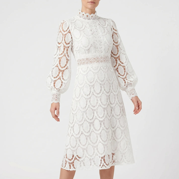 Kanten jurk dames | Elegante jurk 