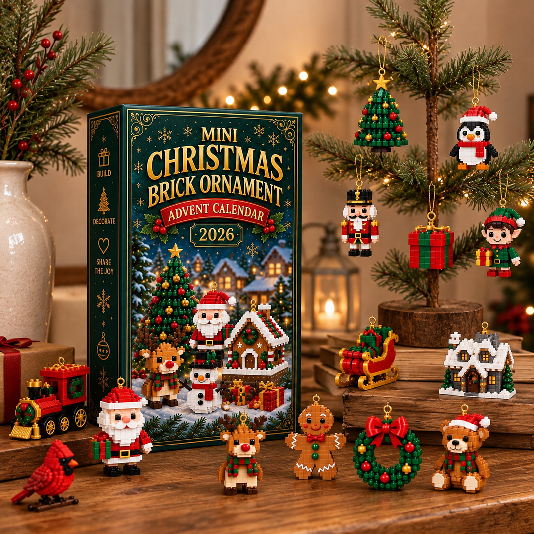 Kerst adventskalender | 24 kerstfiguren van bouwsteentjes