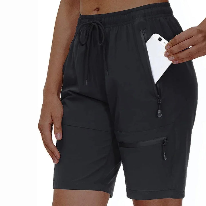Korte broek dames | Hiking shorts met ritszakken