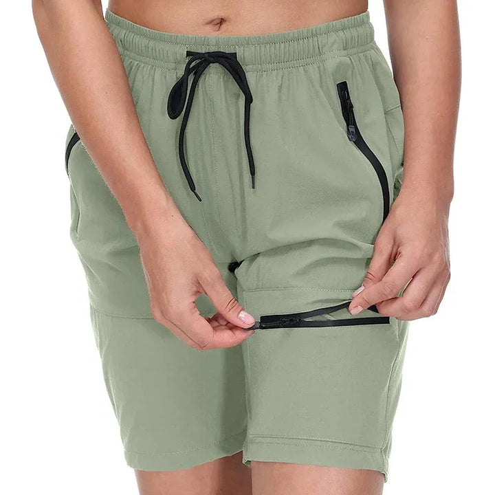 Korte broek dames | Hiking shorts met ritszakken