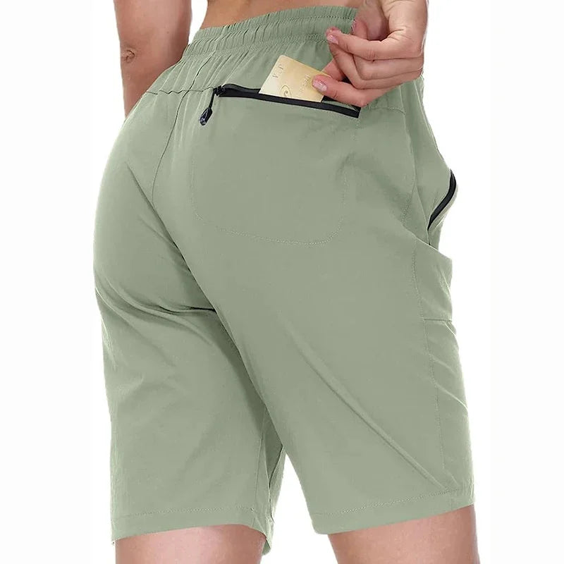 Korte broek dames | Hiking shorts met ritszakken