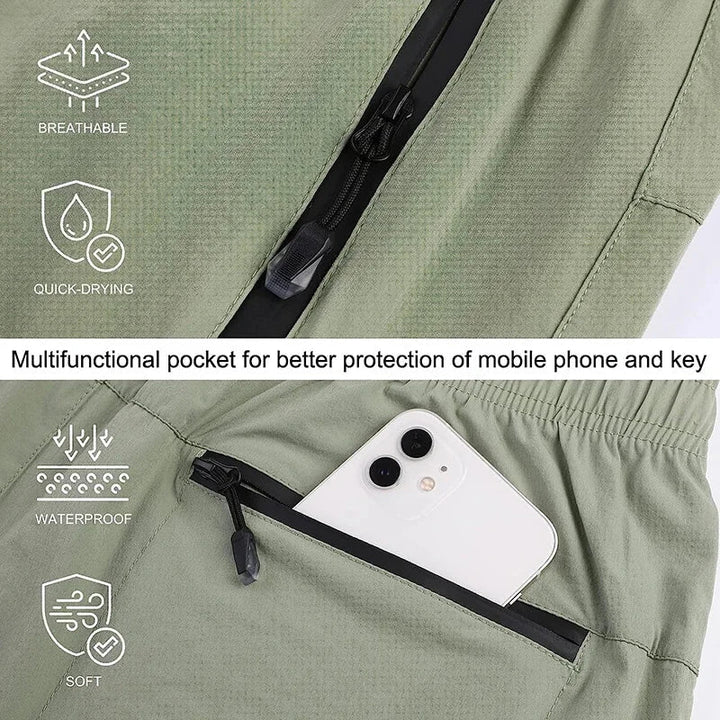 Korte broek dames | Hiking shorts met ritszakken