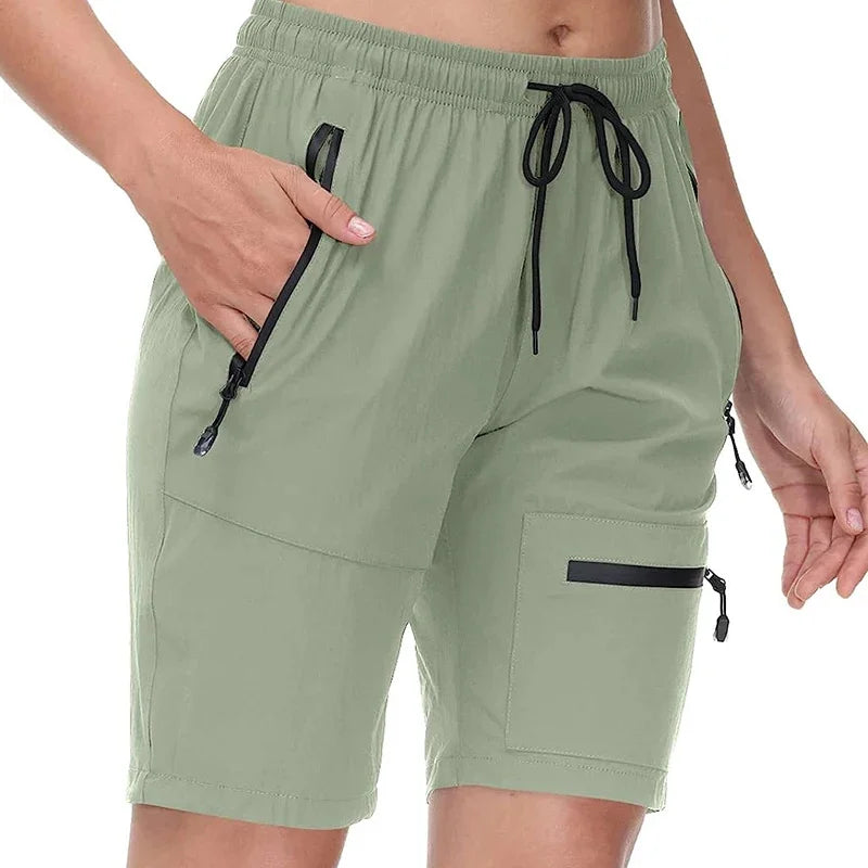 Korte broek dames | Hiking shorts met ritszakken