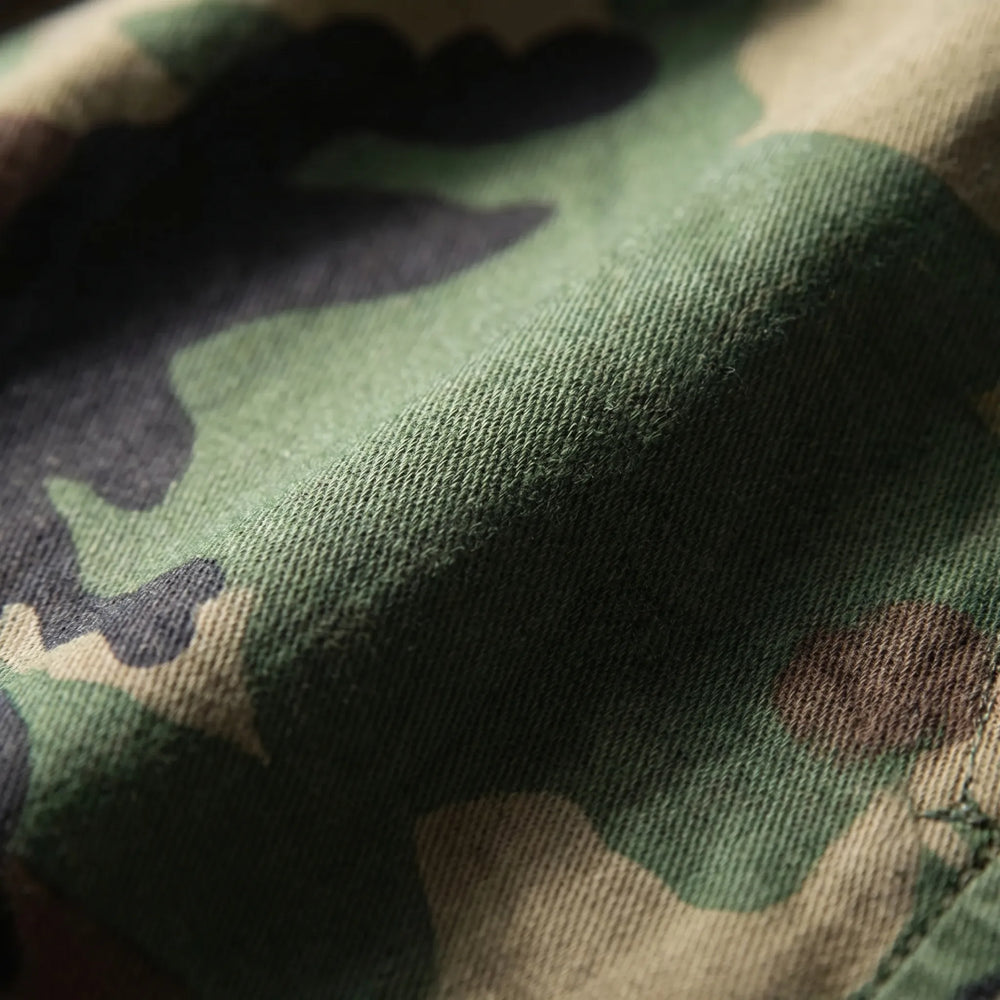 Korte broek heren | Camouflage cargo shorts met zakken