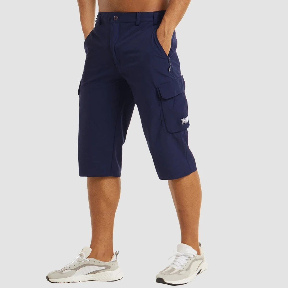 Korte broek heren | Cargo short met ritszakken