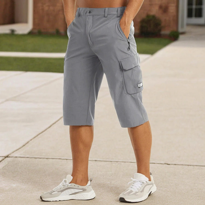 Korte broek heren | Cargo short met ritszakken