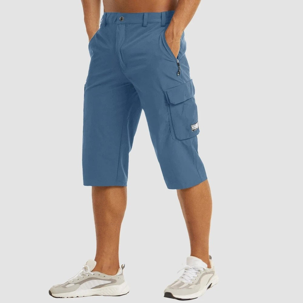 Korte broek heren | Cargo short met ritszakken