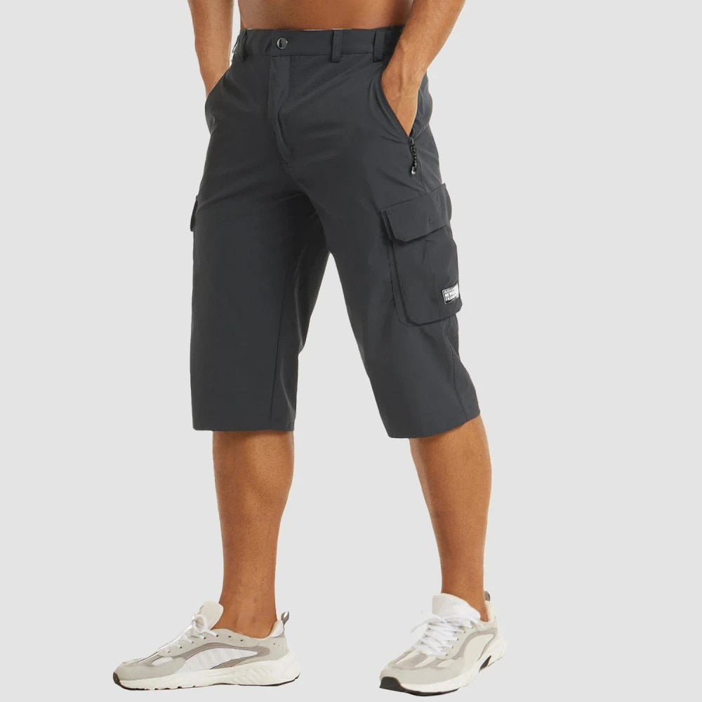 Korte broek heren | Cargo short met ritszakken