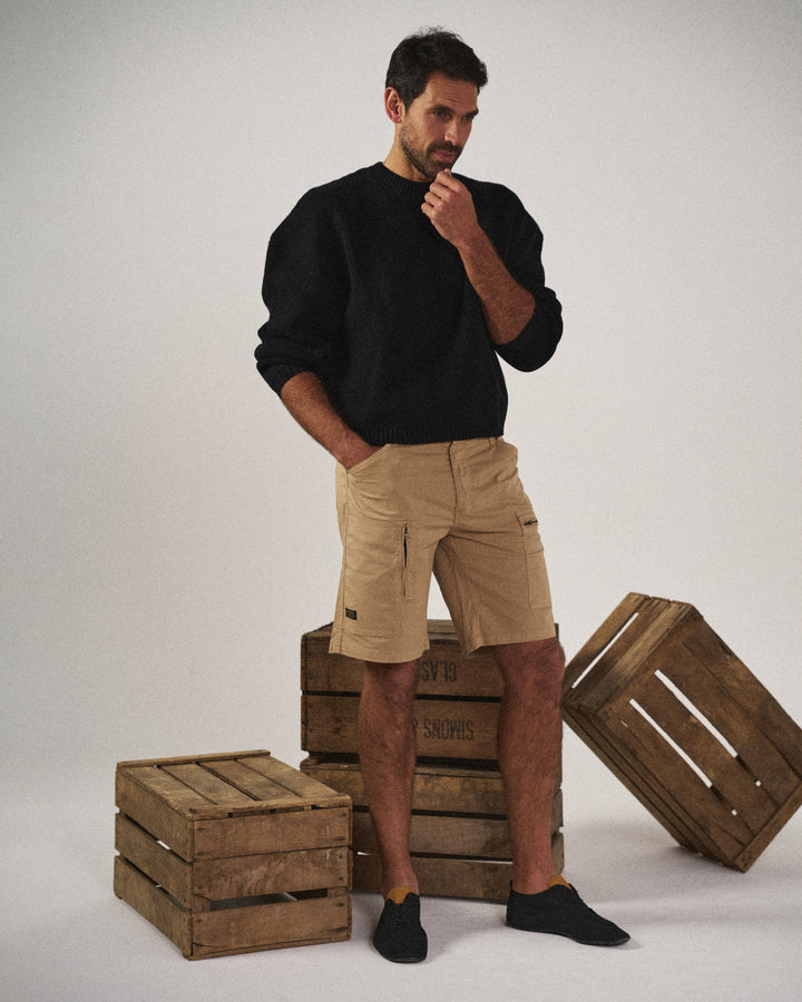 Korte broek heren | Cargo shorts met meerdere zakken