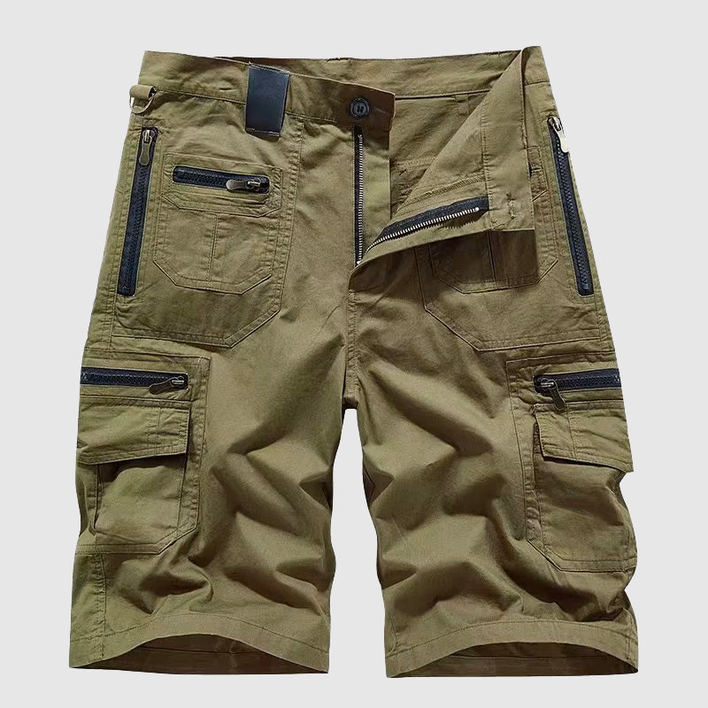 Korte broek heren | Cargo shorts met ritszakken