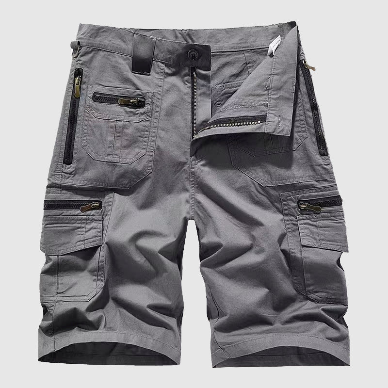 Korte broek heren | Cargo shorts met ritszakken