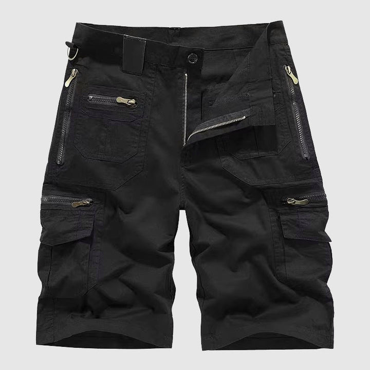 Korte broek heren | Cargo shorts met ritszakken