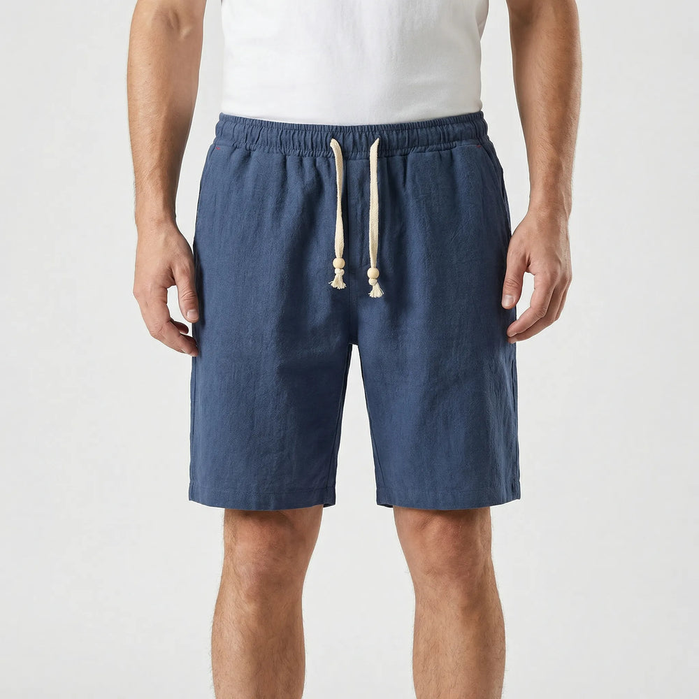 Korte broek heren | Katoen met elastische taille