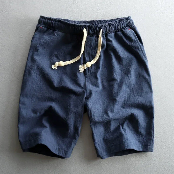 Korte broek heren | Katoen met elastische taille