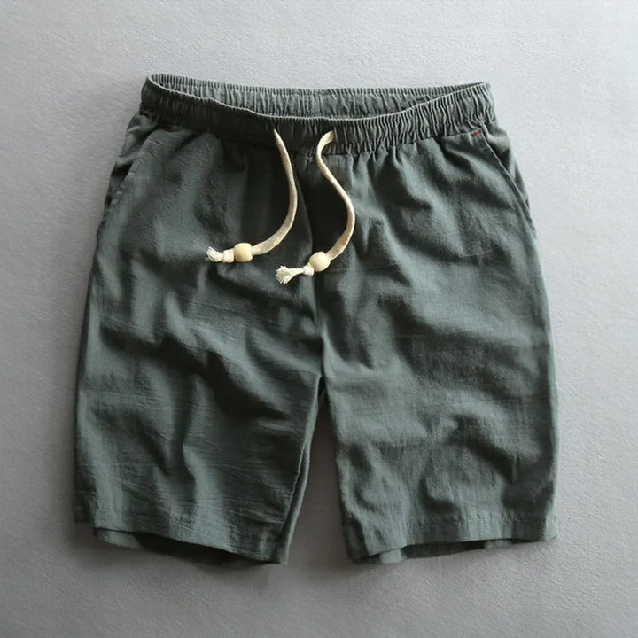 Korte broek heren | Katoen met elastische taille