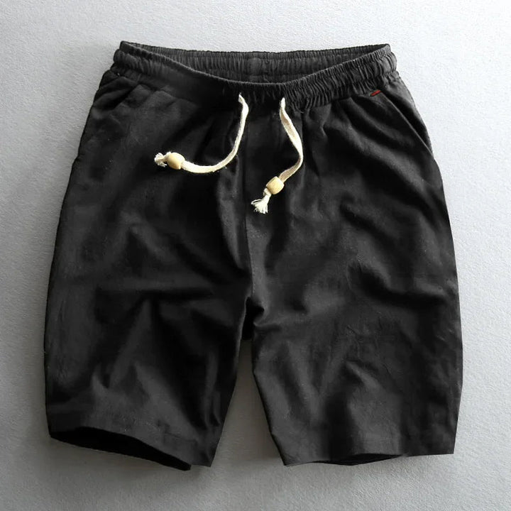 Korte broek heren | Katoen met elastische taille