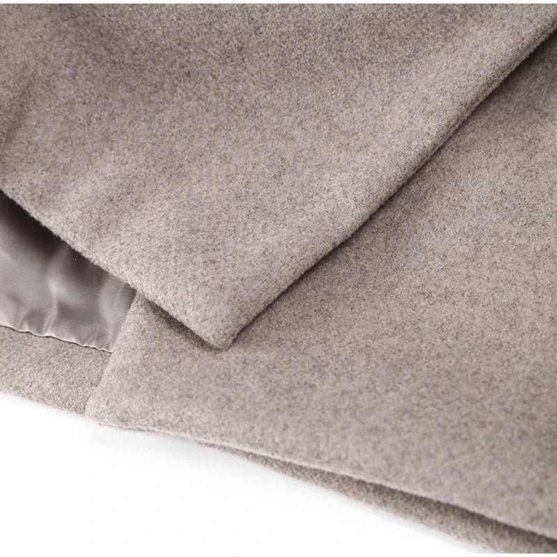 Korte jas dames | Elegante winterjas met dubbele knopen